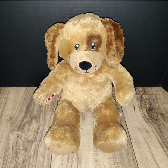 Build A Bear Workshop BABW 15" Brown Dog Spot Puppy Plush Stuffed Animal - Picture 1 of 6